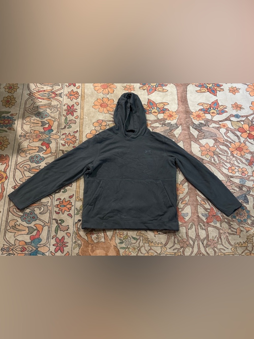 Under Armour Dark Charcoal Hooded Pullover Sweatshirt
